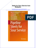 Textbook Pipeline Steels For Sour Service Ivan Shabalov Ebook All Chapter PDF