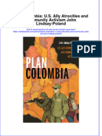 Textbook Plan Colombia U S Ally Atrocities and Community Activism John Lindsay Poland Ebook All Chapter PDF