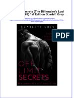 Full Chapter Off Limit Secrets The Billionaires Lust Collection 2 1St Edition Scarlett Grey PDF