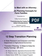 Transitioning and Planning For Family Farms-Presentation