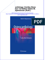 Textbook Osteocardiology Cardiac Bone Formation 1St Edition Nalini M Rajamannan Auth Ebook All Chapter PDF