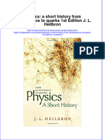 Textbook Physics A Short History From Quintessence To Quarks 1St Edition J L Heilbron Ebook All Chapter PDF