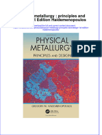 Textbook Physical Metallurgy Principles and Design 1St Edition Haidemenopoulos Ebook All Chapter PDF