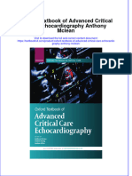 PDF Oxford Textbook of Advanced Critical Care Echocardiography Anthony Mclean Ebook Full Chapter