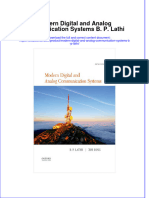 PDF Modern Digital and Analog Communication Systems B P Lathi Ebook Full Chapter