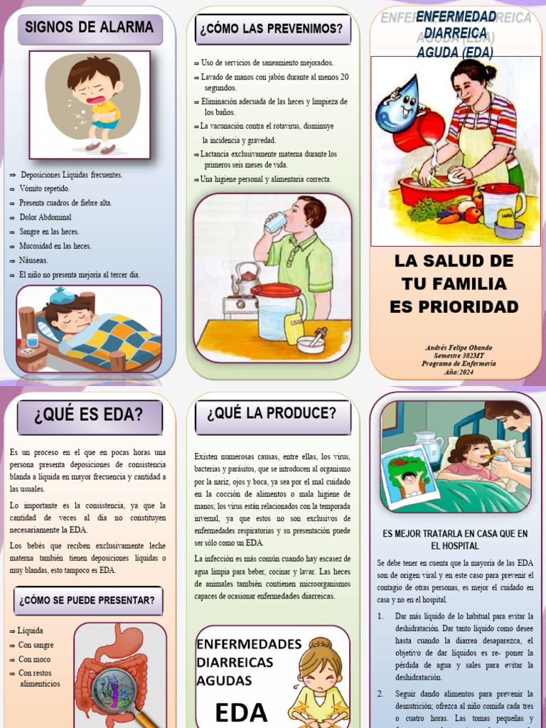 Folleto Eda Andres Obando Pdf Heces Diarrea