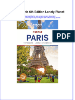 Download textbook Pocket Paris 6Th Edition Lonely Planet ebook all chapter pdf 