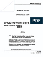 Jet Fuel Gas Turbine Engine Starter