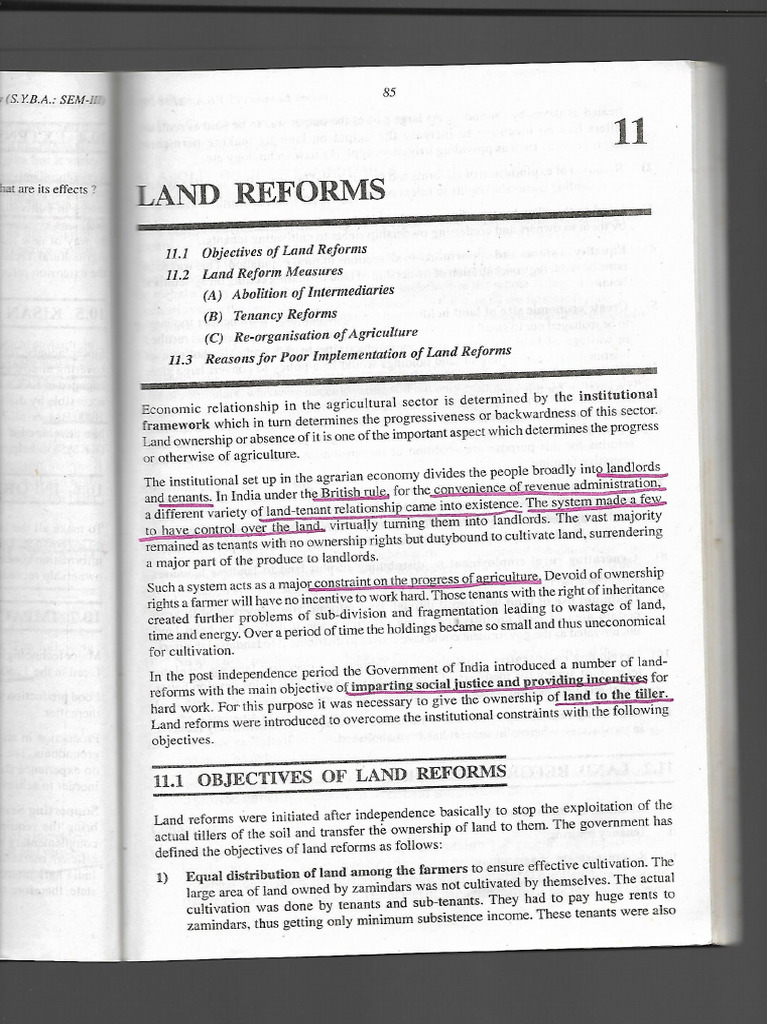 2.2 Land Reforms | PDF