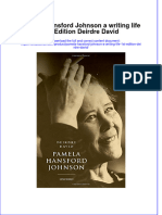 Download textbook Pamela Hansford Johnson A Writing Life 1St Edition Deirdre David ebook all chapter pdf 