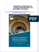 Download textbook Palgrave Handbook Of Research In Historical Culture And Education 1St Edition Mario Carretero ebook all chapter pdf 