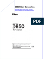 Download full chapter Nikon D850 Nikon Corporation pdf docx