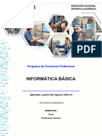 Informática Básica: Programa de Formación Profesional