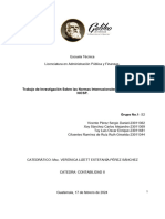 TAREA  CONTABILIDAD II normas internacionales de contabilidad NICSP