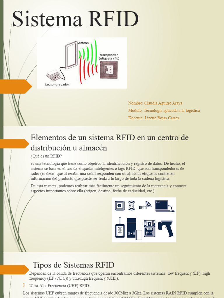 Sistema RFID | PDF | Identificación de frecuencia de radio | Frecuencia ...