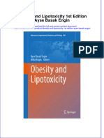 Textbook Obesity and Lipotoxicity 1St Edition Ayse Basak Engin Ebook All Chapter PDF