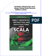 Download textbook Object Orientation Abstraction And Data Structures Using Scala Second Edition Lacher ebook all chapter pdf 
