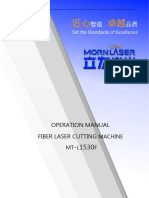 User Manual of Fiber Laser Cutting Machine 1530F