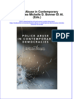 Textbook Police Abuse in Contemporary Democracies Michelle D Bonner Et Al Eds Ebook All Chapter PDF