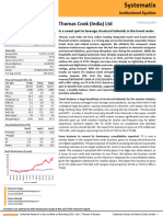 Systematix Thomas Cook India Initiating Coverage Note