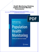 Download textbook Population Health Monitoring Climbing The Information Pyramid Marieke Verschuuren ebook all chapter pdf 