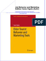 Textbook Older Tourist Behavior and Marketing Tools 1St Edition Vania Vigolo Auth Ebook All Chapter PDF