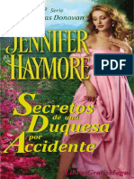 Jennifer Haymore - Serie Hermanas Donovan 02 - Secretos De Una Duquesa Por Accidente