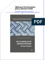 Textbook Policy Making at The European Periphery Zdravko Petak Ebook All Chapter PDF