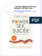 Textbook Power Sex Suicide Mitochondria and The Meaning of Life Nick Lane Ebook All Chapter PDF