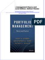 Download pdf Portfolio Management Theory And Practice Second Edition Edition Heisler ebook full chapter 