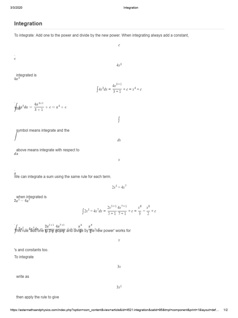 Integration Pdf Teaching Methods Materials