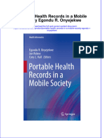 PDF Portable Health Records in A Mobile Society Egondu R Onyejekwe Ebook Full Chapter