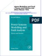 PDF Power Systems Modelling and Fault Analysis Theory and Practice 2Nd Edition Nasser Tleis Ebook Full Chapter