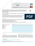 Evaluación neuropsicológica y análisis de potenciales relacionados con eventos. DETERIORO COGNITIVO ALCHOL