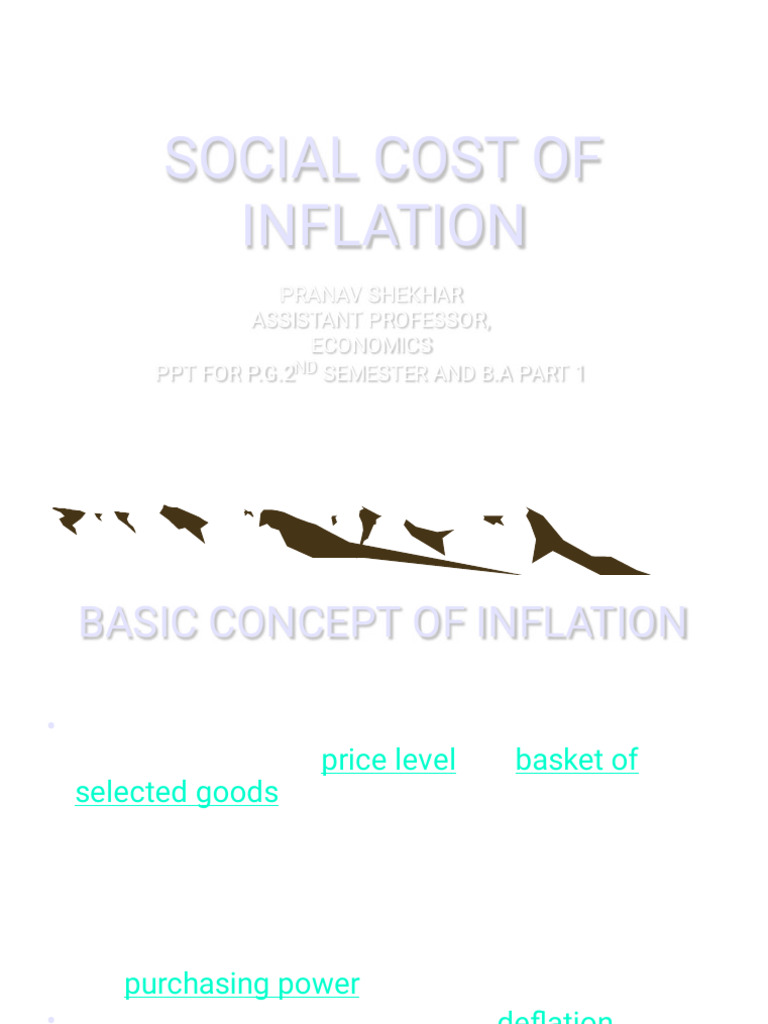 Social Costs of Inflation Explained | PDF | Inflation | Prices