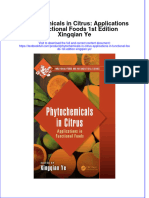 Textbook Phytochemicals in Citrus Applications in Functional Foods 1St Edition Xingqian Ye Ebook All Chapter PDF