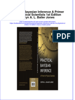 Textbook Practical Bayesian Inference A Primer For Physical Scientists 1St Edition Coryn A L Bailer Jones Ebook All Chapter PDF