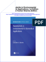 Download pdf Nanohybrids In Environmental Biomedical Applications 1St Edition Surender Kumar Sharma Editor ebook full chapter 