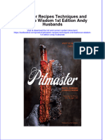 PDF Pitmaster Recipes Techniques and Barbecue Wisdom 1St Edition Andy Husbands Ebook Full Chapter