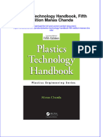 Download textbook Plastics Technology Handbook Fifth Edition Manas Chanda ebook all chapter pdf 