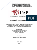 “ELEMENTOS DE TECNOLOGÍAS DE INFORMACIÓN INVOLUCRADOS EN EL MODELO DE FACTURACIÓN ELECTRÓNICA Y SU APLICACIÓN PRÁCTICA.”