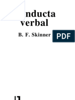 Skinner, B.F - Conducta Verbal