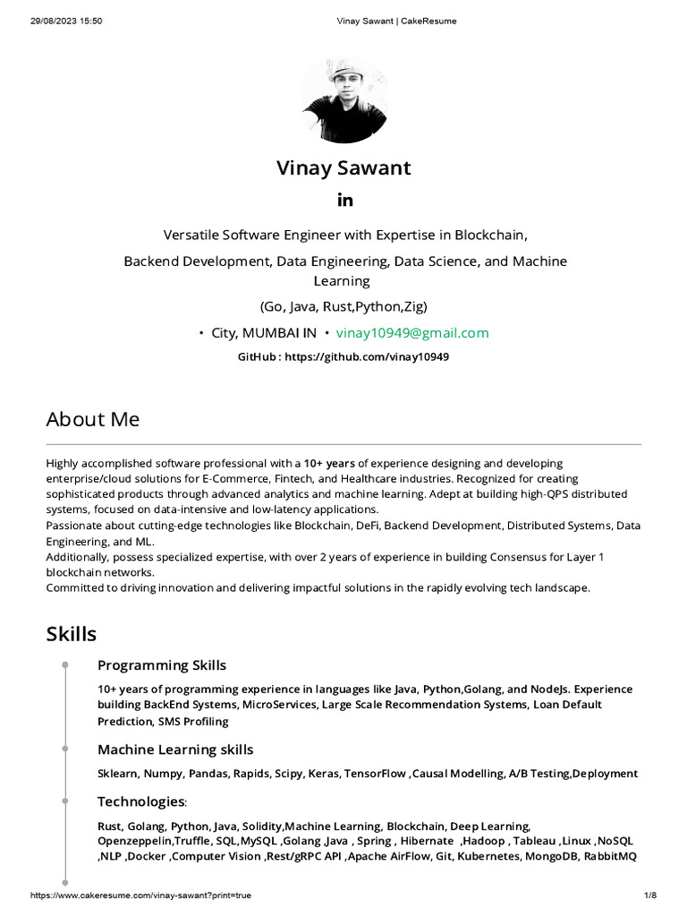 vinay-sawant-cakeresume-pdf-cloud-computing-scalability