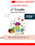 MAT 6° - EVALUACIÓN FINAL