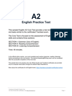 A2-English-test-with-answers