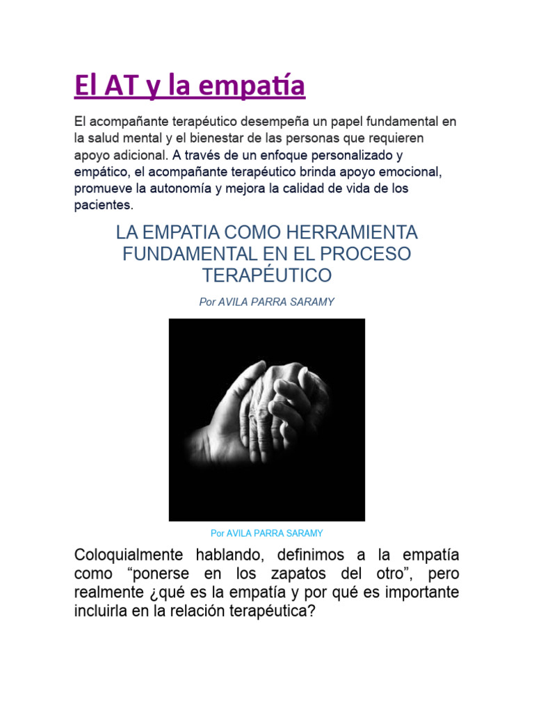 El at y La Empatía | PDF | Empatía | Las emociones