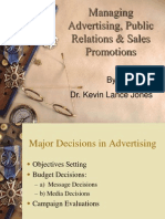 Managing Advertising, PR & Sales Promotions