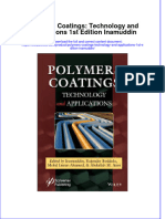 Download pdf Polymers Coatings Technology And Applications 1St Edition Inamuddin ebook full chapter 