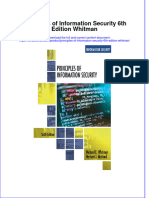 Textbook Principles of Information Security 6Th Edition Whitman Ebook All Chapter PDF