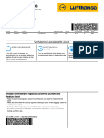 Boarding Pass: Verify Terminal and Gate at The Airport